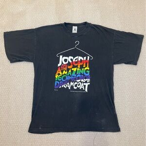Vintage 90s Joseph and the Amazing Technicolor Dreamcoat Graphic T Shirt Size M
